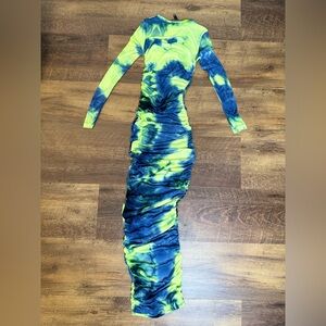 Resort Fitted Tie Dye Dress